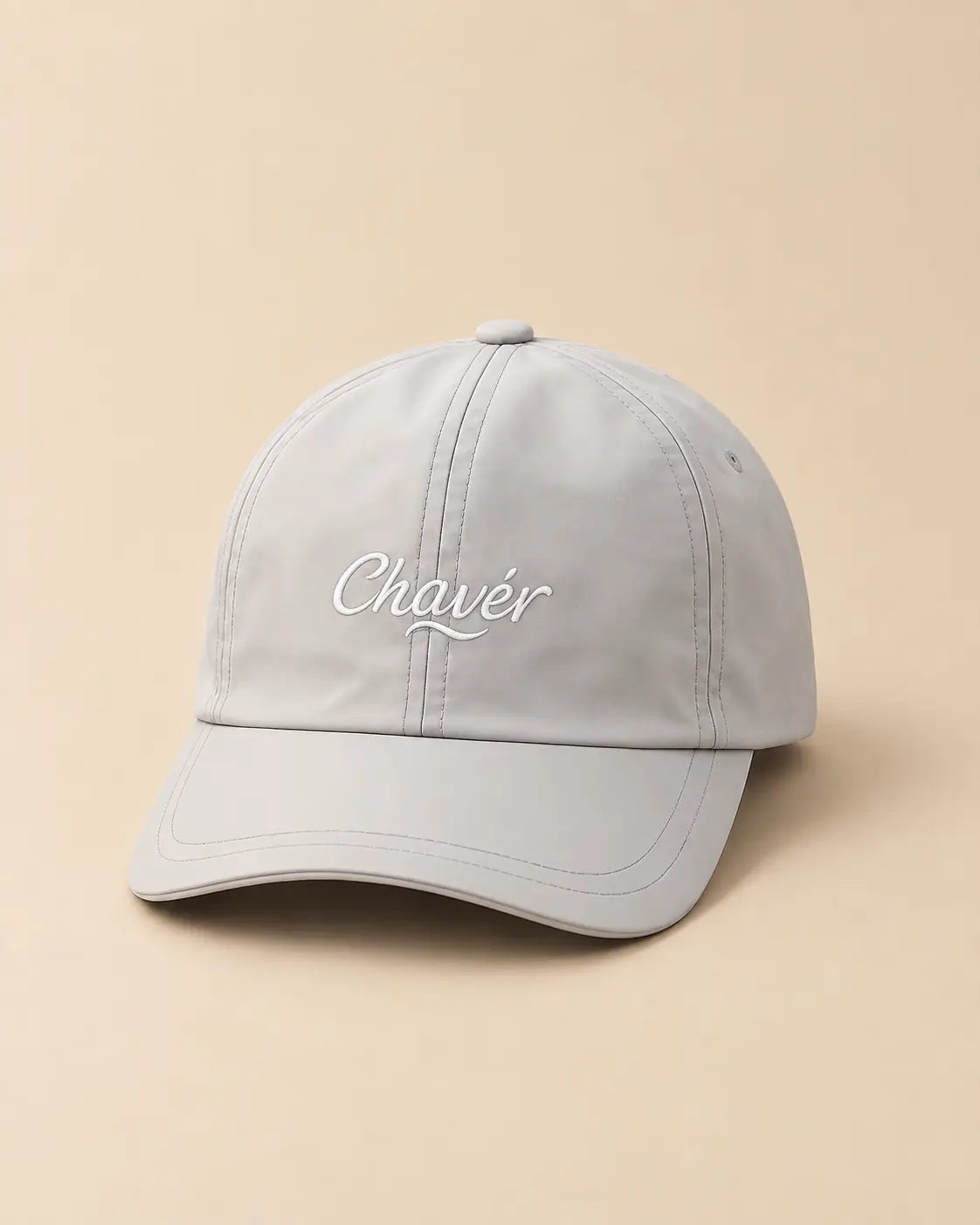 Nylon 5-Panel Cap with embroidered CHAVÉR logo